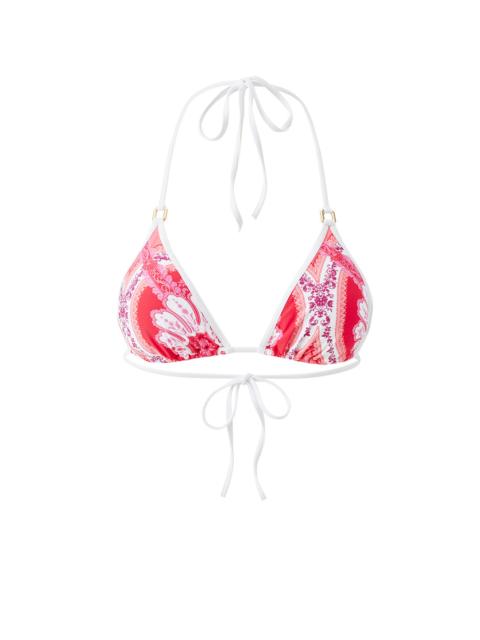 MELISSA ODABASH MALTA ORNATE BIKINI TOP