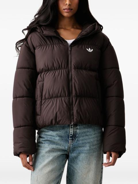 adidas quilted hooded puffer jacket