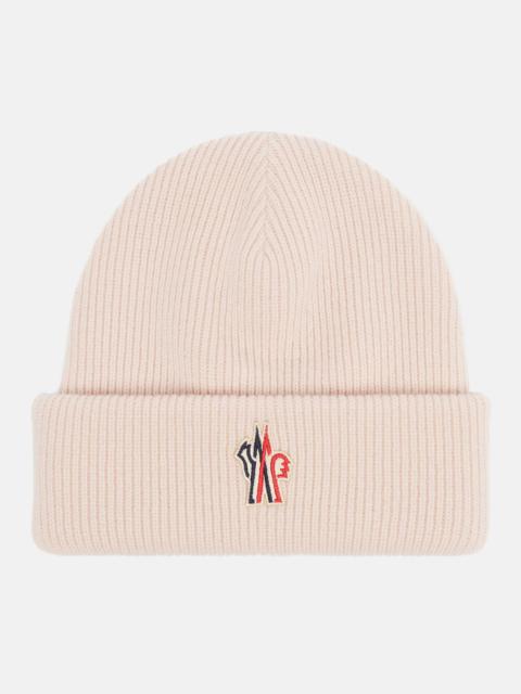 Moncler Logo virgin wool beanie