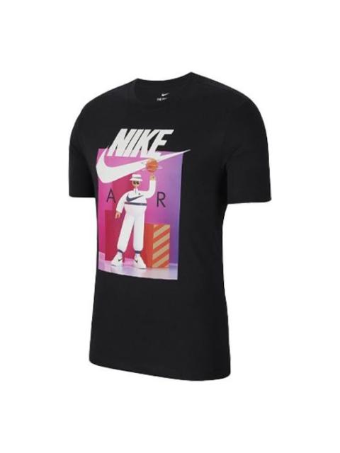 Nike Nike Sportswear Printing Short Sleeve 'Airman Futura Black' CW0411-010