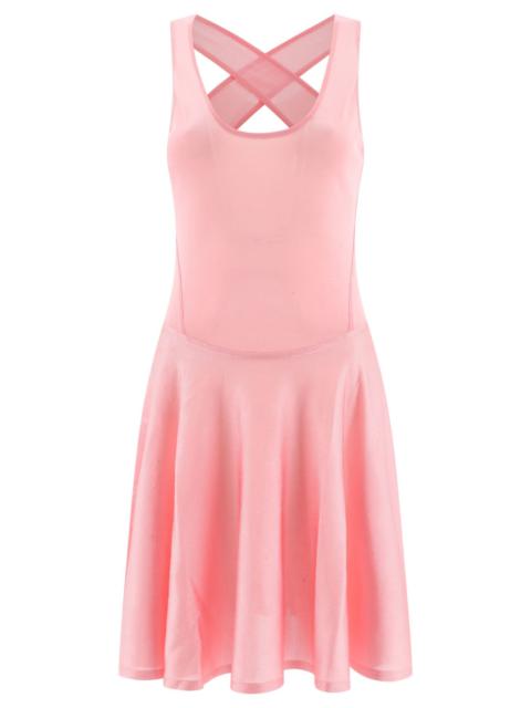 Alaïa Flared Dress Dresses Pink