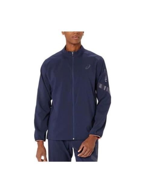 Asics A-I-M Cool Stretch Summer Woven Jacket 'Midnight' 2031E542-400