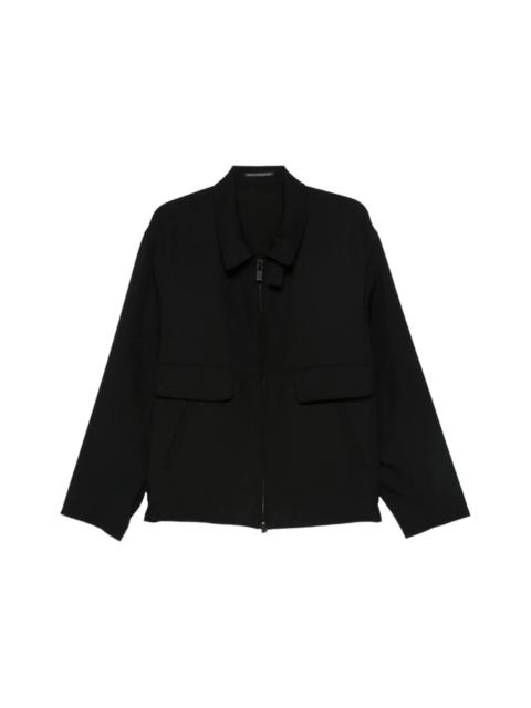 Yohji Yamamoto Yohji Yamamoto Collar Tab Jacket Black
