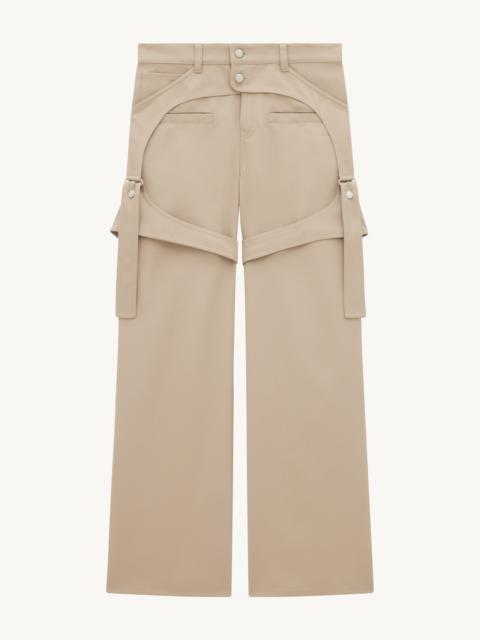 courrèges RETRO TWILL CHAPS BAGGY PANTS