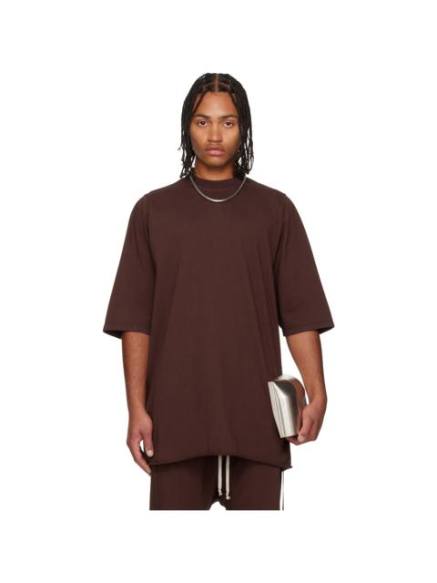 Rick Owens DRKSHDW Burgundy Concordians Jumbo SS T-shirt