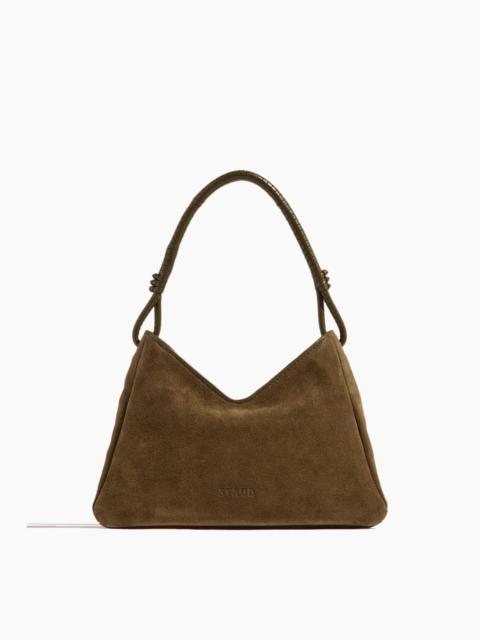STAUD Valerie Shoulder Bag in Olive