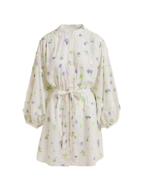 ESSENTIEL ANTWERP floral-pattern mini dress