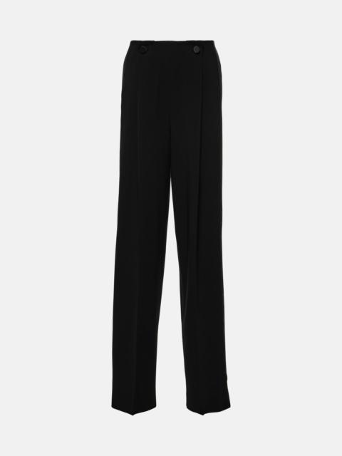 Max Mara Amedea high-rise cady wide-leg pants