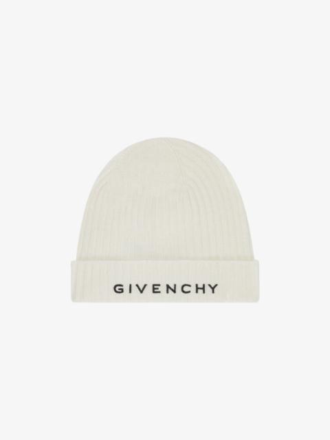 Givenchy GIVENCHY 4G BEANIE IN WOOL AND CASHMERE
