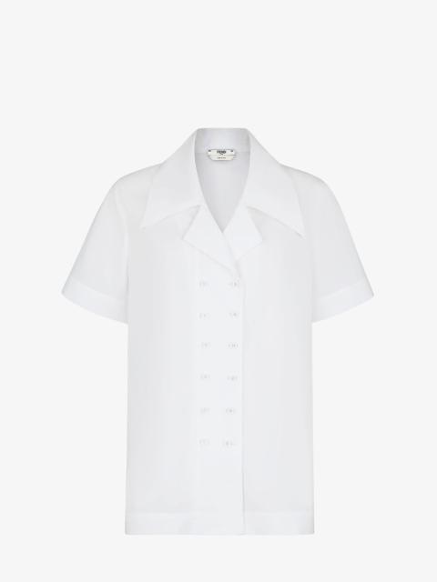 FENDI White cotton shirt