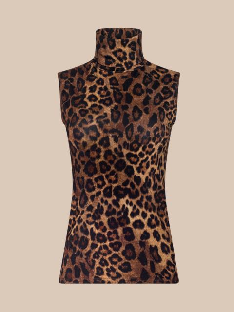 L'AGENCE Ceci Sleeveless Turtleneck