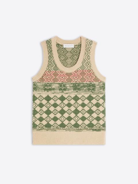 Dries Van Noten JACQUARD WOOL SWEATER
