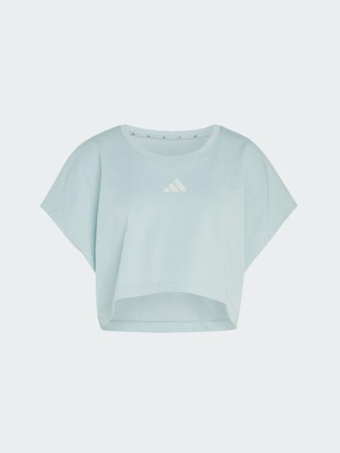 adidas Power Workout Cropped Boxy 3-Stripes Tank
