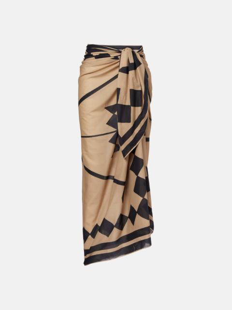 Johanna Ortiz Cotton printed beach cover-up