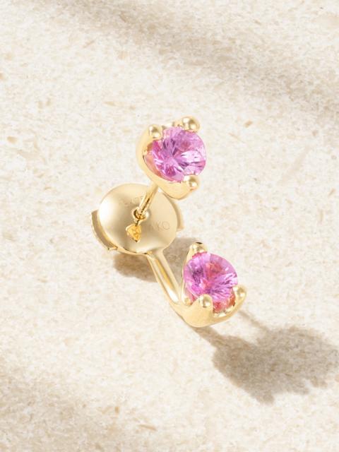 ANITA KO Orbit 18-karat Gold Sapphire Single Earring