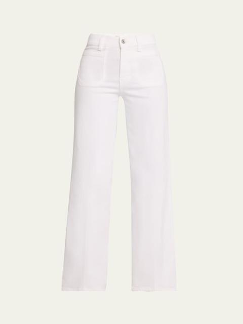 FRAME Le Slim Palazzo Modernist Pocket Jeans