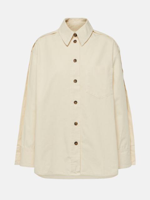 Victoria Beckham Oversized cotton shirt