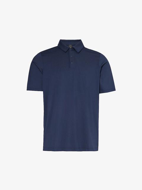 lululemon Evolution short-sleeved recycled-nylon-blend polo shirt