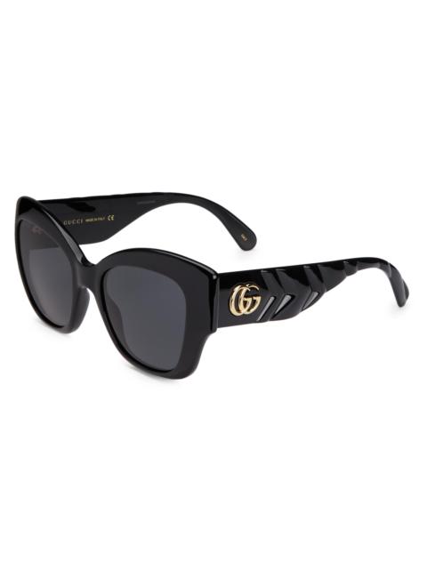 GUCCI Cat-eye acetate sunglasses