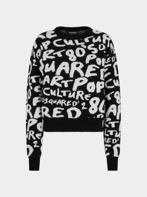 DSQUARED2 D2 POP 80'S PULLOVER