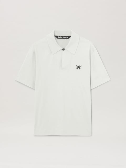 Palm Angels Monogram One Button Polo