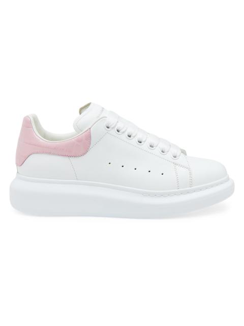 Alexander McQueen Women's Leather Low-Top Sneakers - White Patchouli