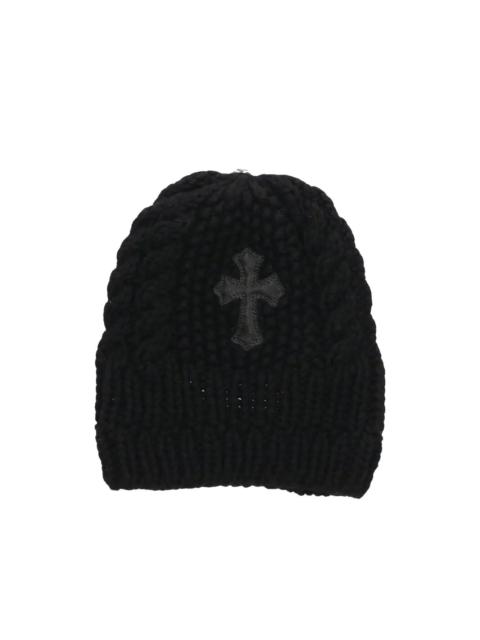 Chrome Hearts cross patch beanie