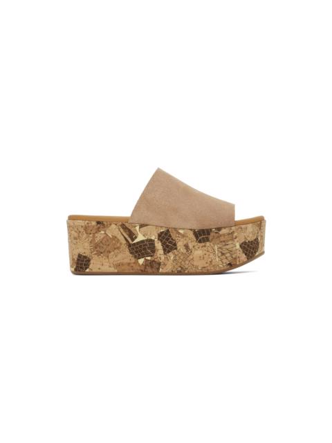 Tan Liana Platform Sandals