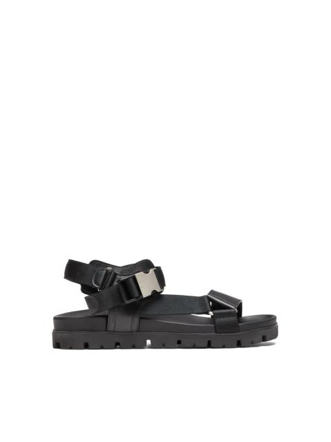 Prada Sporty leather and nylon tape sandals