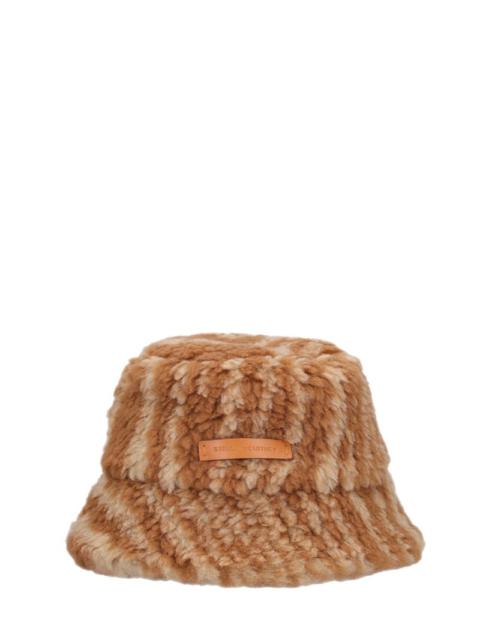 Stella McCartney Woodgrain teddy jacquard bucket hat
