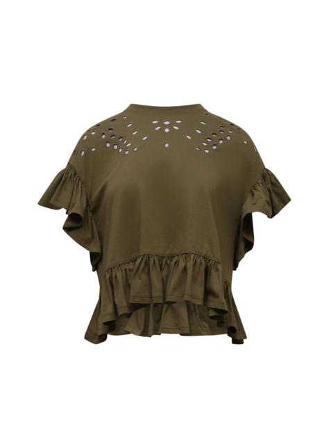 ULLA JOHNSON Mariana Peplum Top