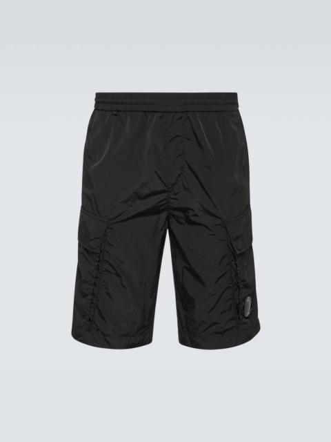 Taffeta cargo shorts