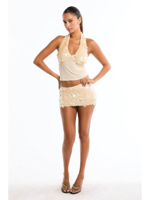 miaou KIRA SKORT - NUDE
