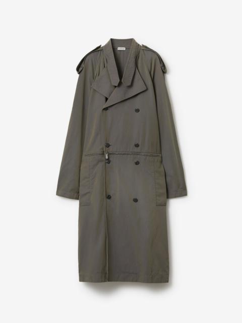 Cotton Linen Trench Dress