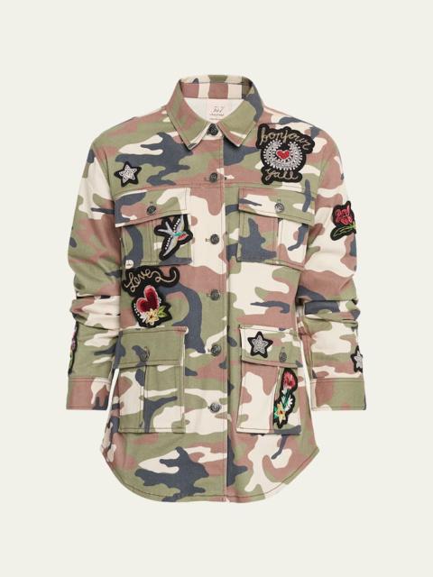 Cinq à Sept Western Camouflage Overshirt