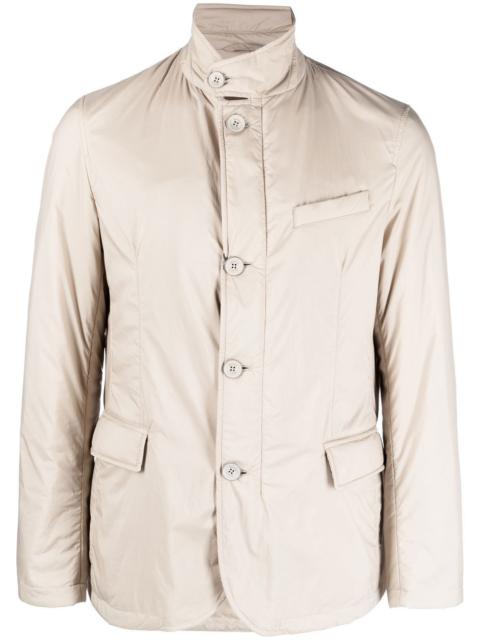 Herno padded single-breasted jacket