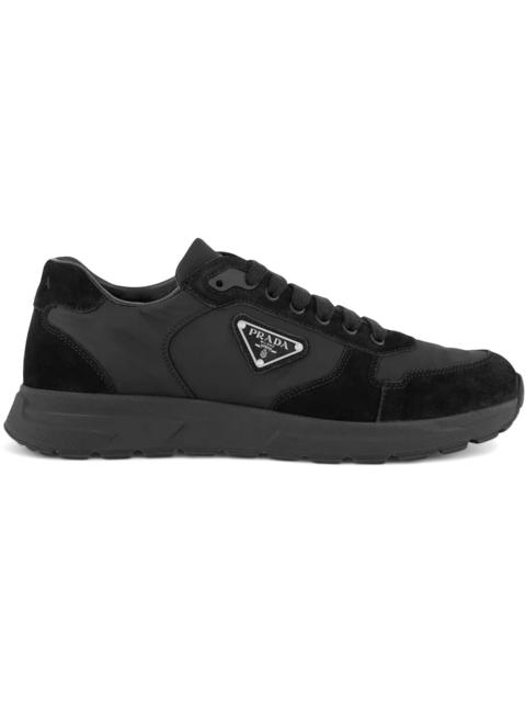 Prada Prada Prax 2.0 Re-nylon and Suede Sneakers Black