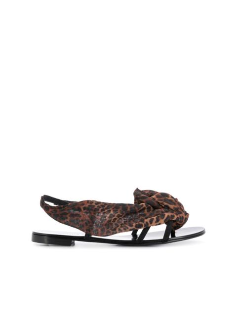 Milonga leopard sandals