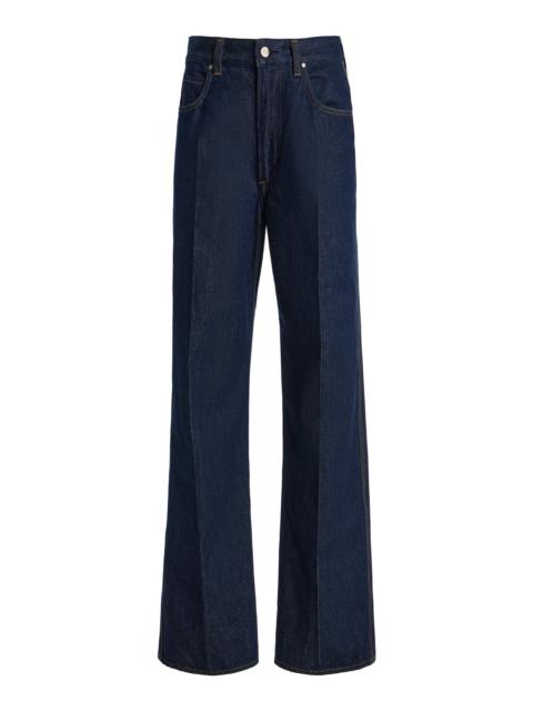 AGOLDE Morgan Rigid Mid-Rise Straight-Leg Jeans