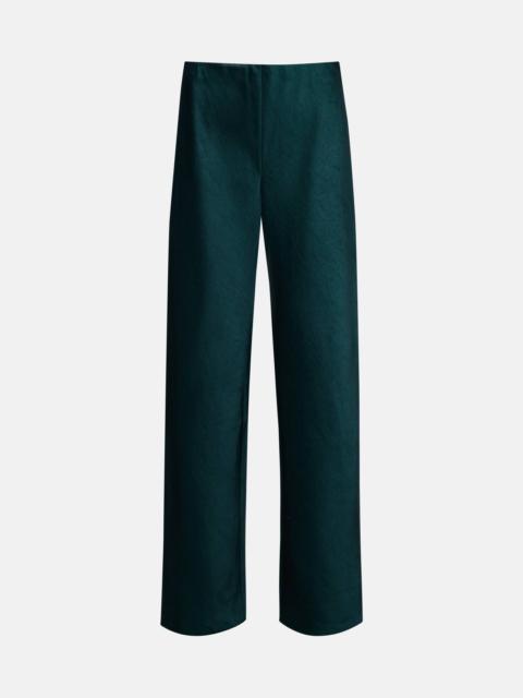 High-rise satin wide-leg pants