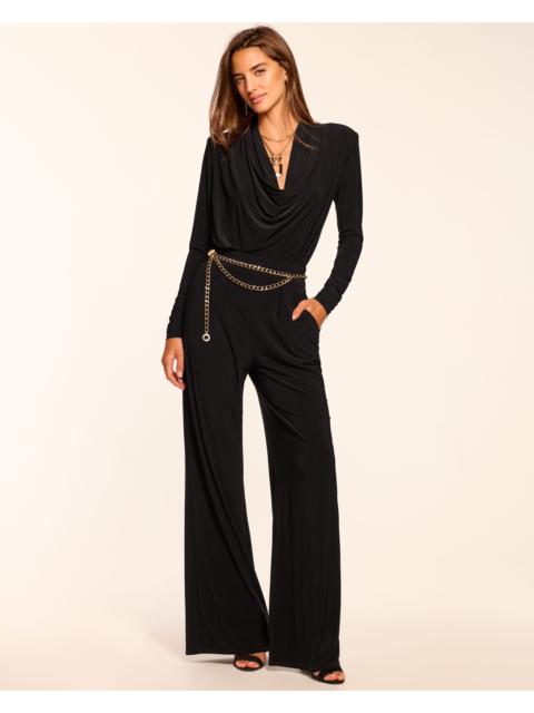 RAMY BROOK Eden Jersey Cowl Neck Jumpsuit