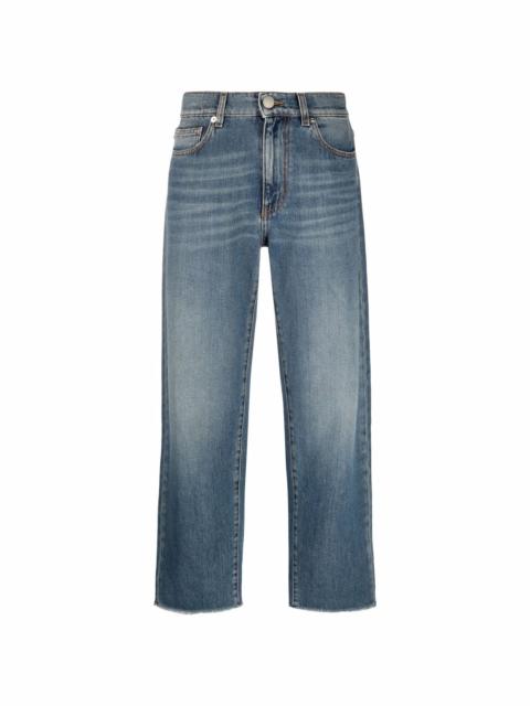 Moschino mid-rise straight-leg jeans