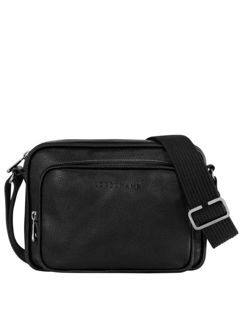 Le Foulonné S Camera bag Black - Leather