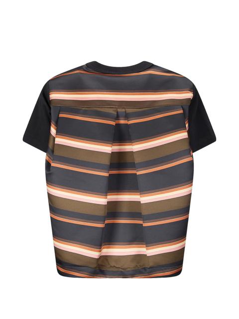 sacai Horizontal Stripe T-Shirt