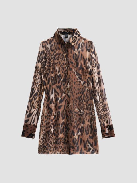 Ksubi Women's Higher Than Heaven Devin Leopard-Print Shirtdress - Brown