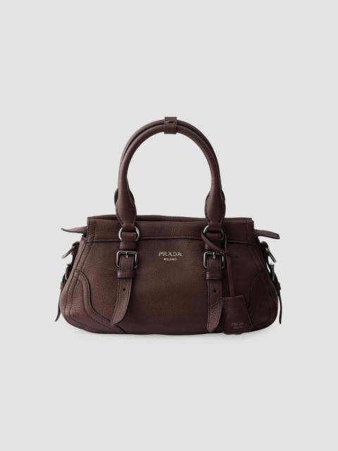 Prada Women's Large Leather Tote Bag - Brown