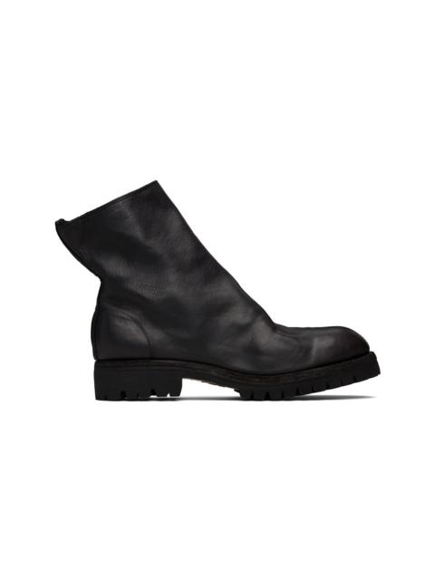 Guidi Black Side Zip Boots