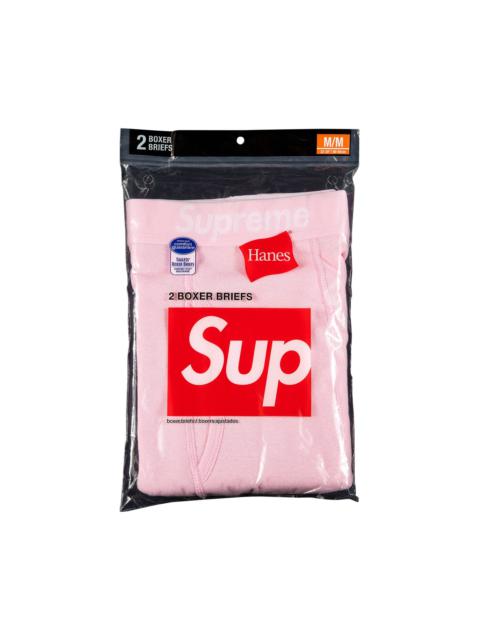 Supreme x Hanes Boxer Briefs (2 Pack) 'Pink'