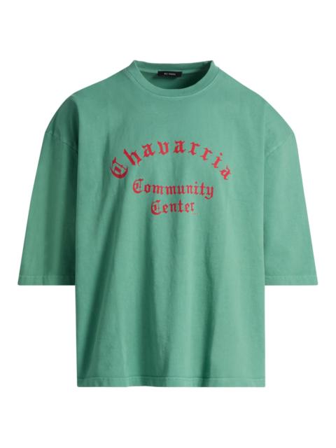 WILLY CHAVARRIA Men's Chavarria Community Center Buffalo T-Shirt - Uniform Green