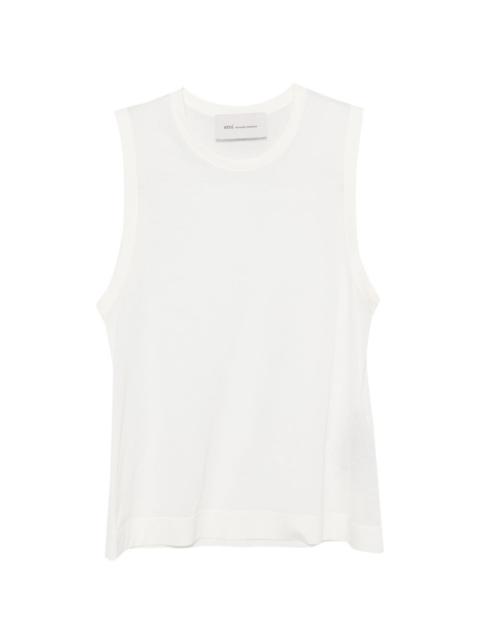 AMI Paris crew-neck sleeveless T-shirt